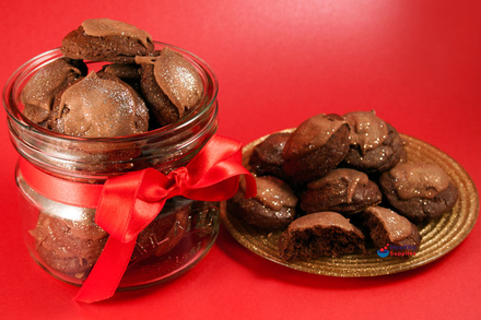 Iced Chocolate Cookies