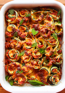 Courgette Lasagna Spirals (via asaucykitchen.com)