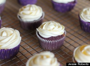 Lavender Cupcakes with Honey Frosting (via huffingtonpost.com)