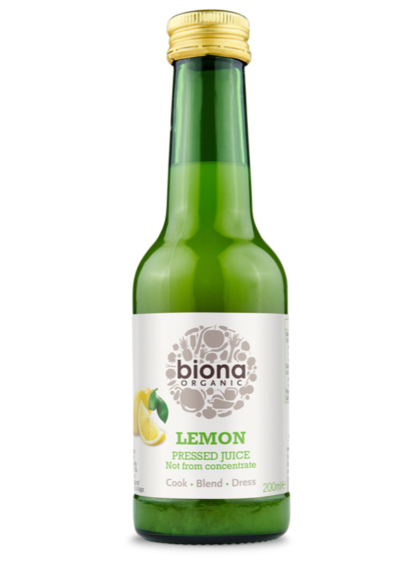 Organic Lemon Juice 200ml (Biona)