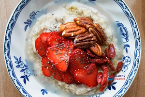 Pecans and Red Berries