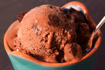 Dairy Free Mocha Fudge Ice Cream