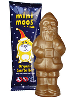 Dairy-Free Chocolate Santa Bar, Organic 32g (Moo Free)