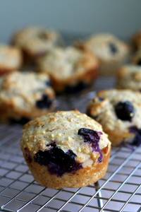 Blueberry Honey Millet Muffins (via clockworklemon.com)