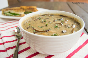 Best Ever Mushroom Soup (via pancakewarriors.com)