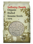 Sesame Seeds - Dehulled, Organic & Fairtrade 250g (Infinity Foods)