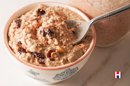 Orange &#038; Cranberry Overnight Oats