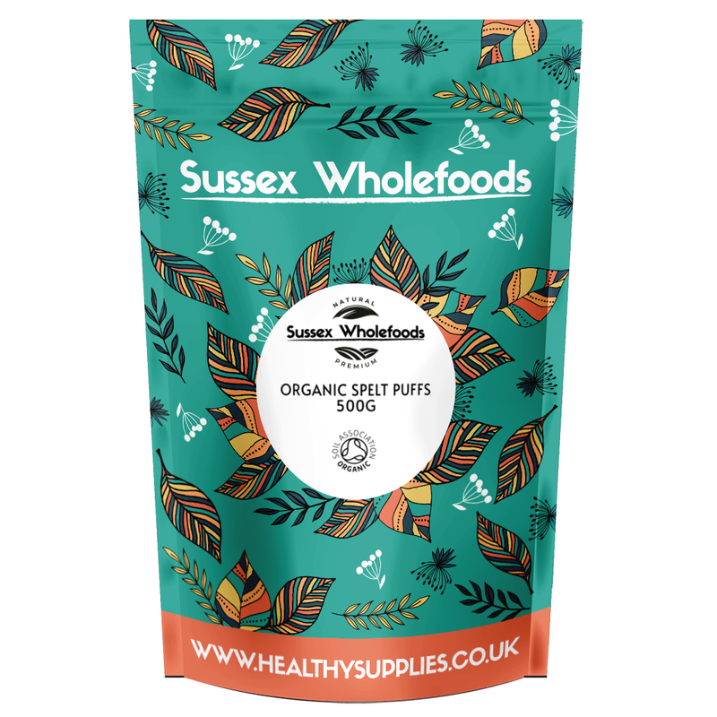 Organic Spelt Puffs 500g (Sussex Wholefoods)