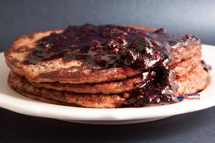 Lemon Poppy Seed Paleo Pancakes