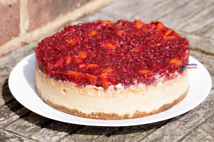 Peach Melba Cheesecake