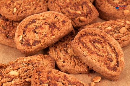 Peanut & Fig Swirl Cookies