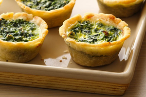 Gluten-free Mini Spinach Quiche (via pillsbury.com)