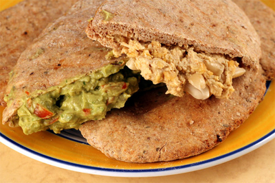 Wholemeal Garlic &#038; Herb Pitta