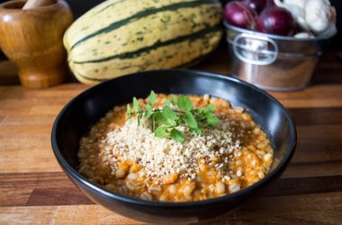 Pumpkin Barley Risotto