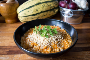 Pumpkin Barley Risotto