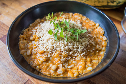 Pumpkin Barley Risotto