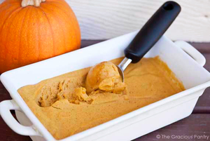 Pumpkin Ice Cream (via thegraciouspantry.com)