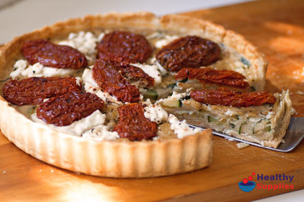 Sun-Dried Tomato and Goat&#8217;s Cheese Quiche