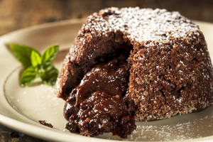 Chocolate Lava Cake (via healthywomen.org)