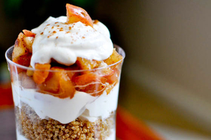 Spiced Quinoa and Apple Parfait (via howsweeteats.com)