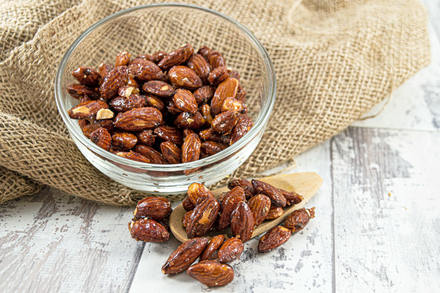 Roasted Honey Almonds