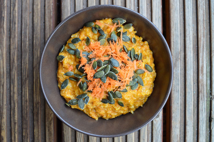 Savoury Pumpkin &#038; Carrot Porridge