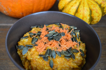 Savoury Pumpkin &#038; Carrot Porridge