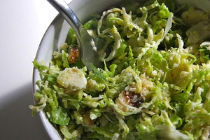 Addictive Brussel Sprout Salad (via shutterbean.com)
