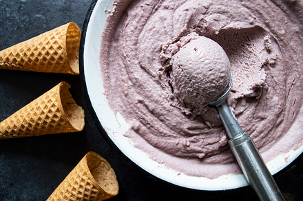 Strawberry Cashew Ice Cream