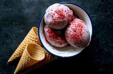 Strawberry Cashew Ice Cream