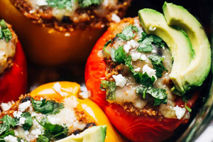 Stuffed Peppers (via pinchofyum.com)