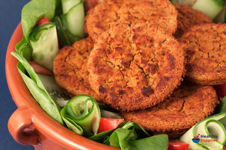 Baked Sun-Dried Tomato Falafel