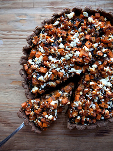 Swiss Chard, Sweet Potato and Feta Tart (via thefloursack.blogspot.co.uk)