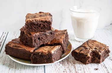 Tahini Swirl Vegan Brownies