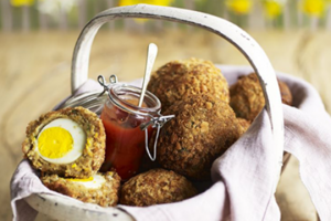 Falafel Scotch Eggs (via bbcgoodfood.com)