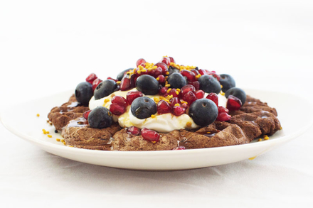 Coconut &#038; Spelt Cacao Waffles