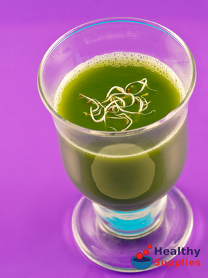 Refreshing Wheatgrass Juice