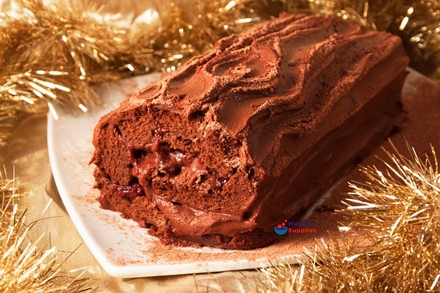 Yuletide Chocolate Log