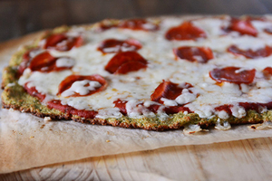 Zucchini Pizza Crust (via melskitchencafe.com)