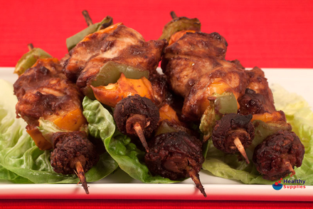 Hoisin Turkey Skewers & Egg Fried Rice