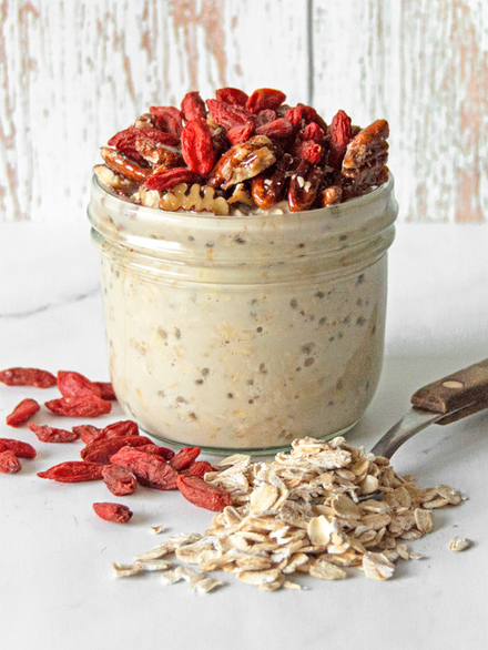 Pecan &#038; Chia Overnight Oats