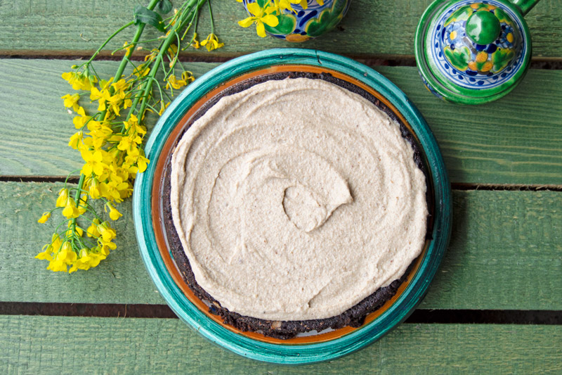 Bean Brownies with Cashew Cream