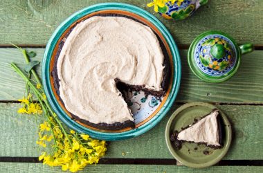 Bean Brownies with Cashew Cream