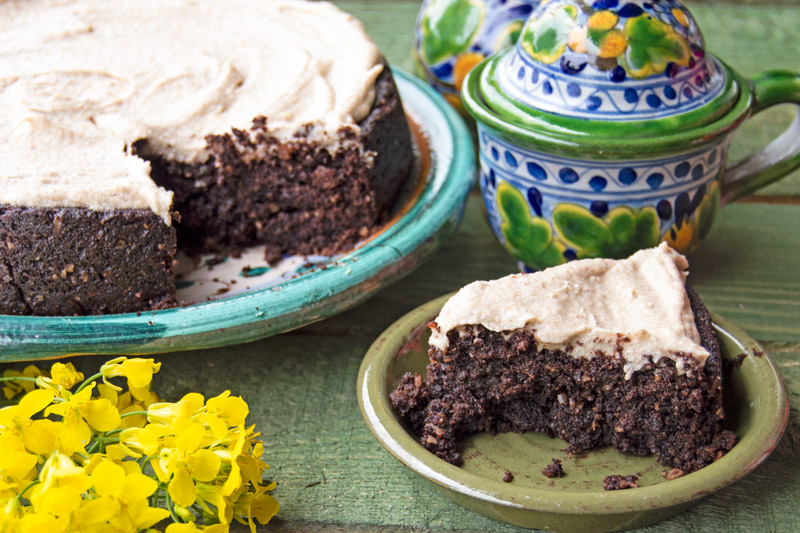 Bean Brownies with Cashew Cream