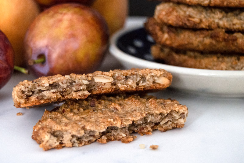 Chia, Almond & Oat Cookies