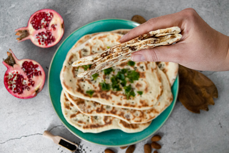 Vegan Peshwari Naan