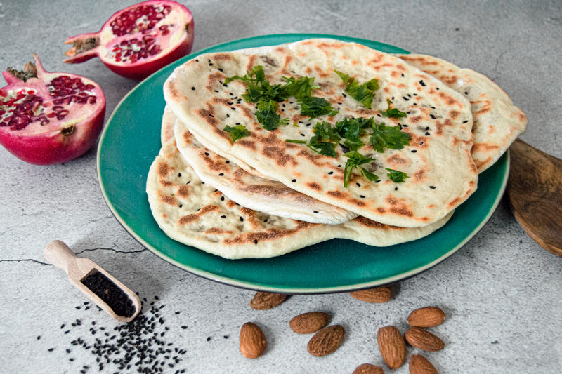 Vegan Peshwari Naan