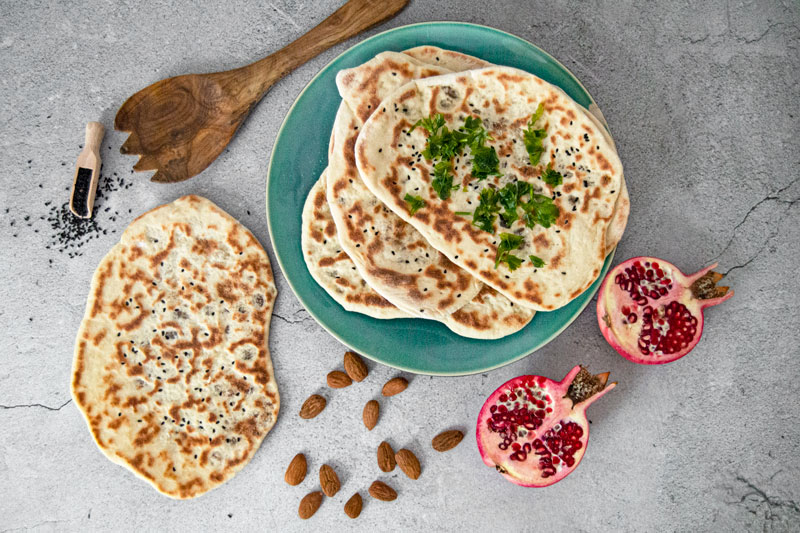 Vegan Peshwari Naan