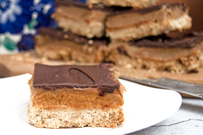 Vegan and Gluten-Free Millionaire&#8217;s Shortbread