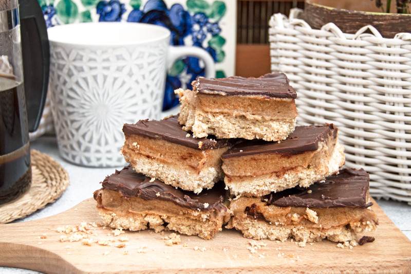 Vegan and Gluten-Free Millionaire&#8217;s Shortbread